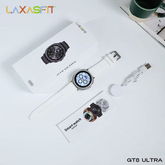 Laxasfit GT8 Ultra Smartwatch – Luxury Design, HD Display & Health Tracking