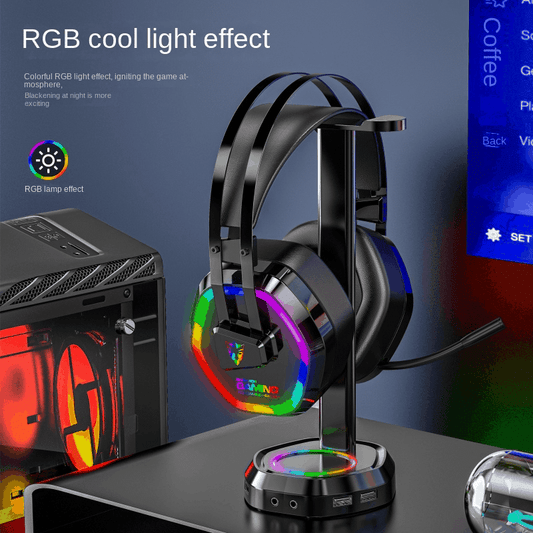 G608 RGB Gaming Headphone – 7.1 Virtual Surround Sound • RGB LED Lights • Noise-Cancelling Mic • 50mm Drivers