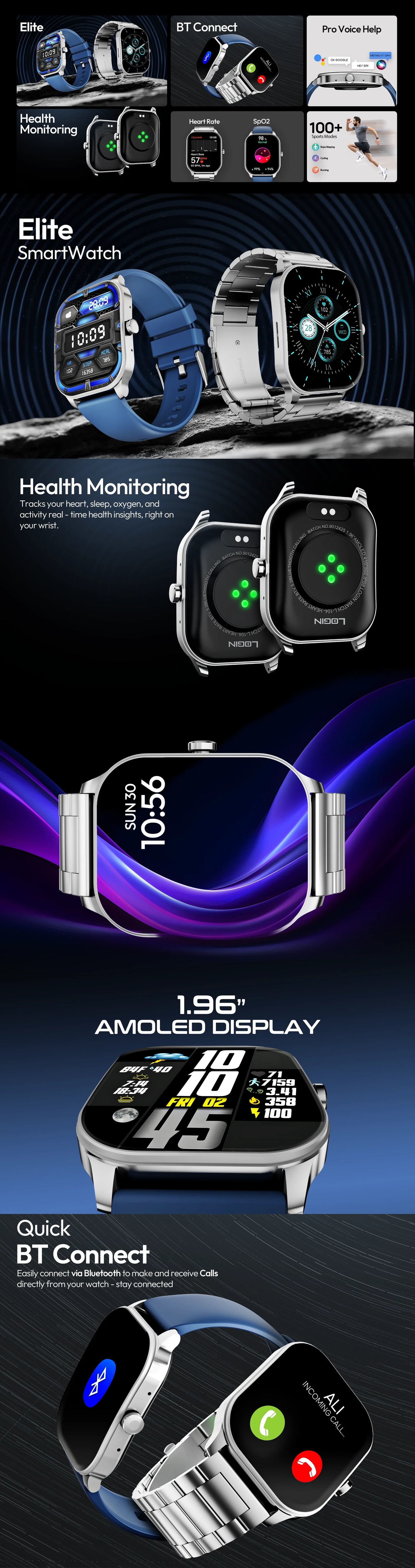 Login L-104 Elite Smart Watch