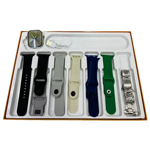 MK-X40 (7-in-1) Series 10 Smart Watch – HD Display, Multi-Sport & Health Tracker | Stylish Wearable Tech