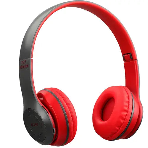 P47 Wireless Bluetooth Stereo Headphones – Premium Foldable Over-Ear Comfort • Deep Bass HD Audio • Bluetooth 5.0 Connectivity
